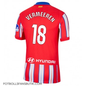 Atletico Madrid Arthur Vermeeren #18 Replika Hemmatröja 2024-25 Kortärmad